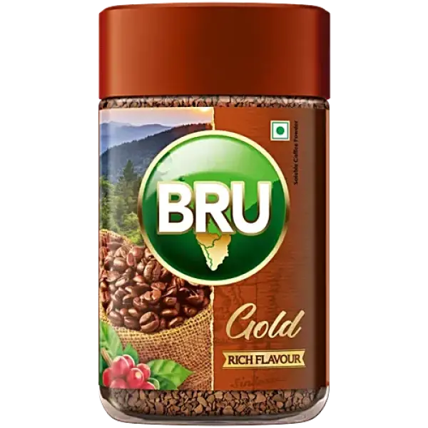 BRU GOLD COFFEE JAR