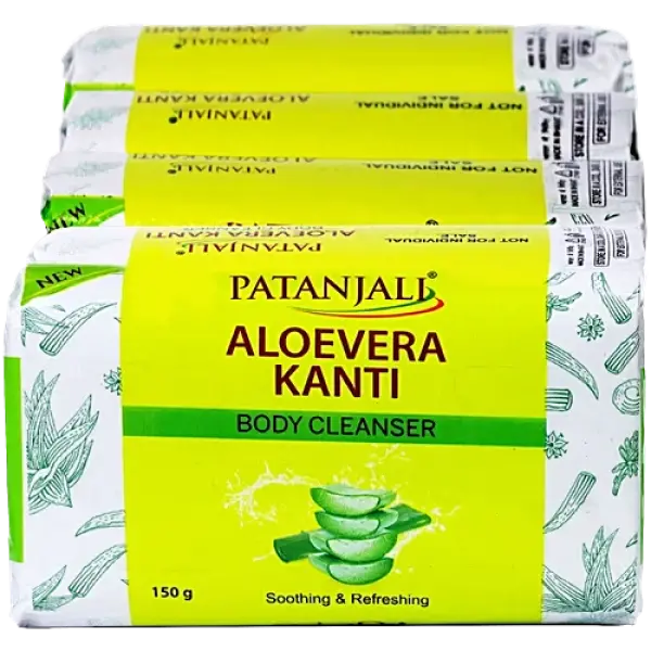 PATANJALI ALOEVERA SOAP 150GMS