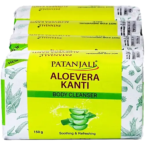 PATANJALI ALOEVERA SOAP 150GMS