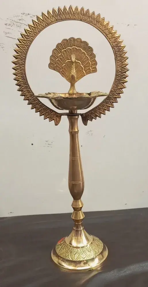 Pooja Annapakshi Brass Lamp