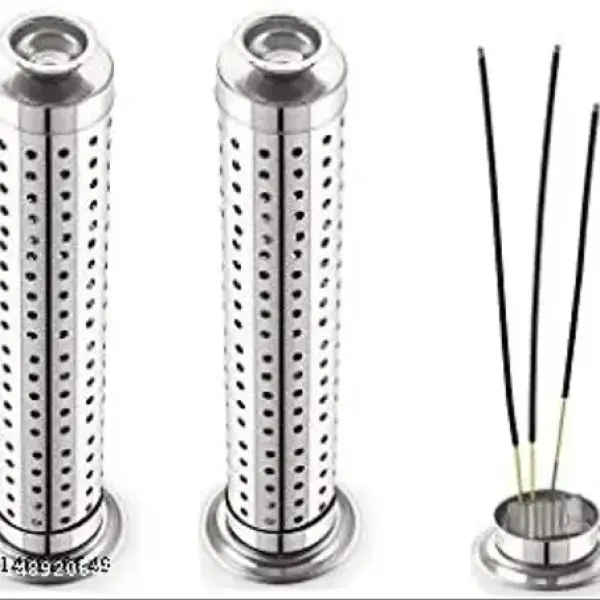 Silver Stainless Steel Agarbatti Incense Stick Stand Holder