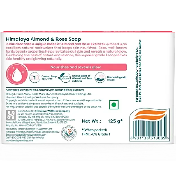 HIMALAYA ALMOND & ROSE SOAP