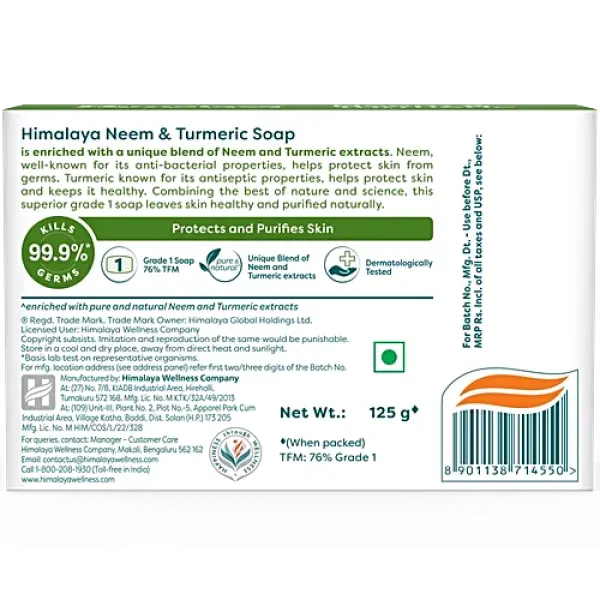 HIMALAYAN NEEM & TURMERIC SOAP