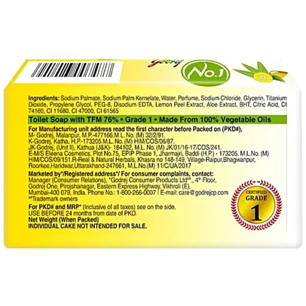 GODREJ NO 1 LIME ALOEVERA