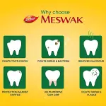 Dabur Meswak Toothpaste - For Complete Gum Care, Paraben & Fluoride Free, 200 g (Pack of 3)