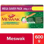 Dabur Meswak Toothpaste - For Complete Gum Care, Paraben & Fluoride Free, 200 g (Pack of 3)